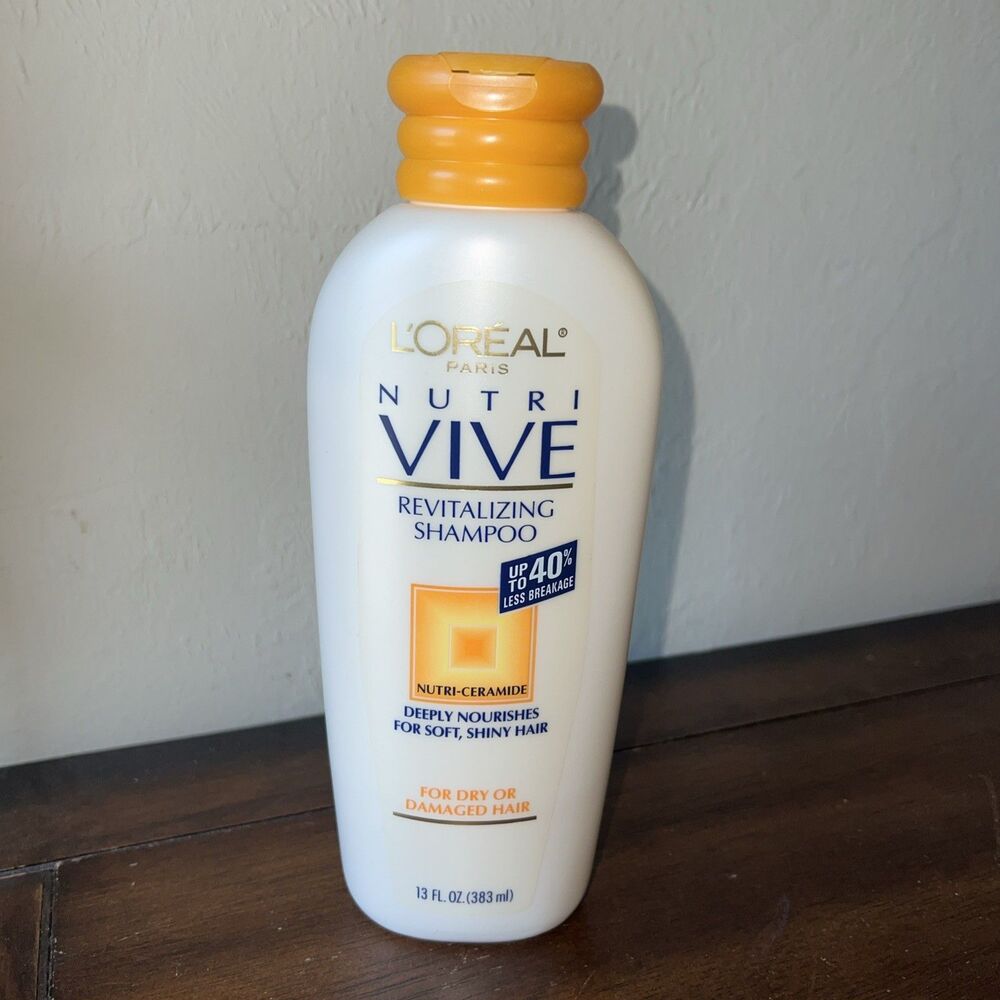 Vtg L'oreal Nutri VIVE Shampoo Revitalizing 13 fl oz